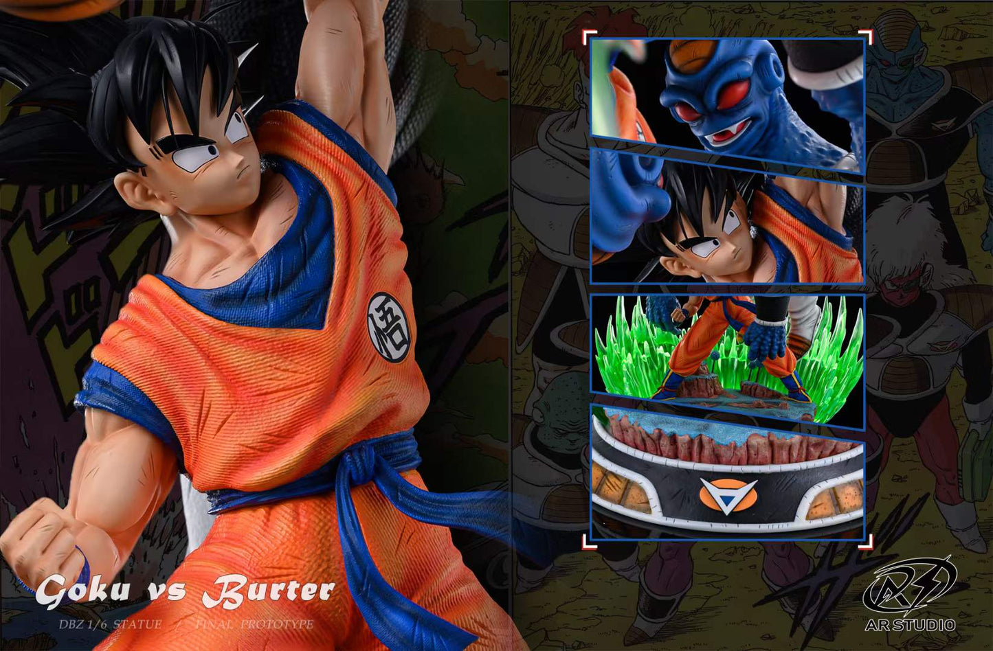 AR - Goku vs Burter StatueCorp