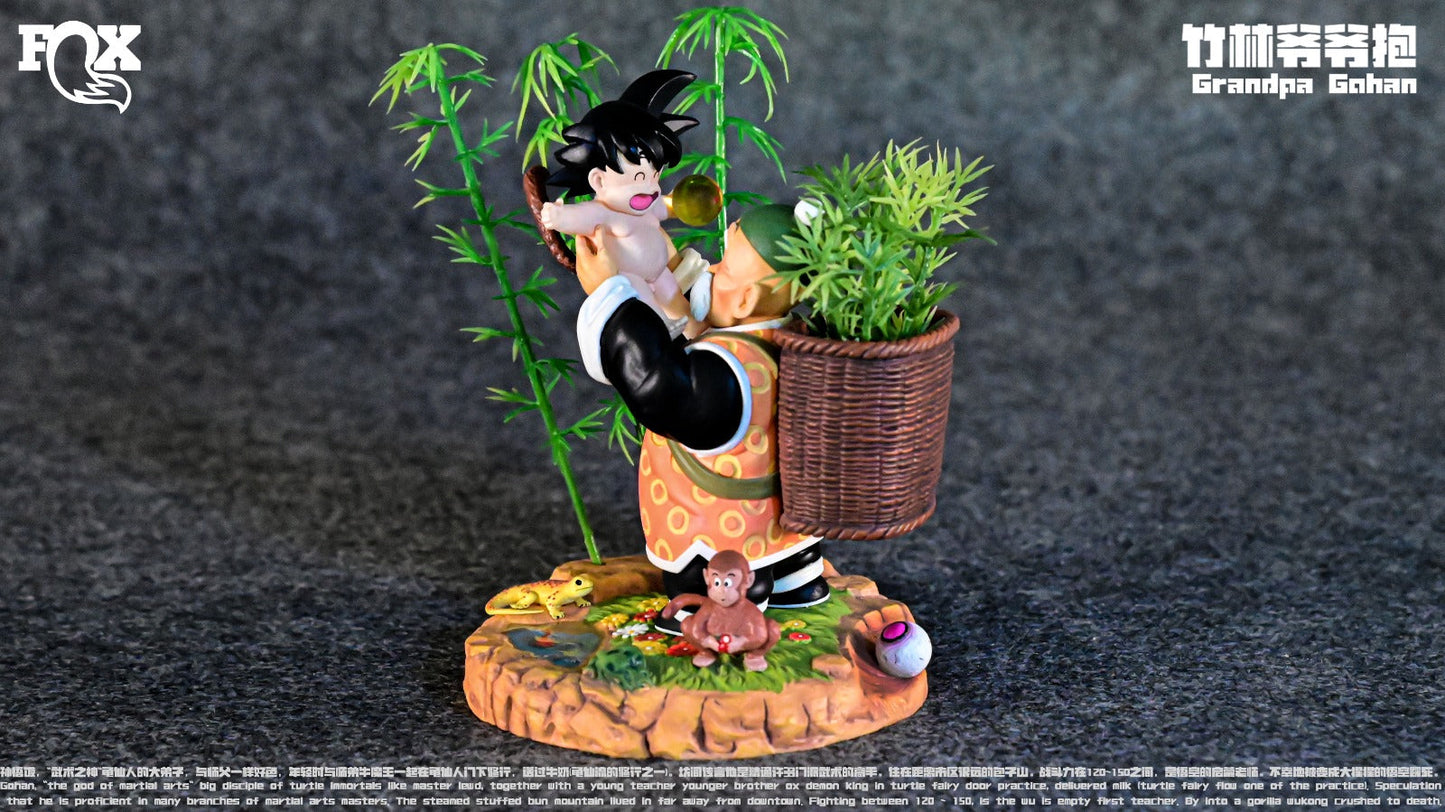FOX - Grandpa Gohan and Kid Goku StatueCorp