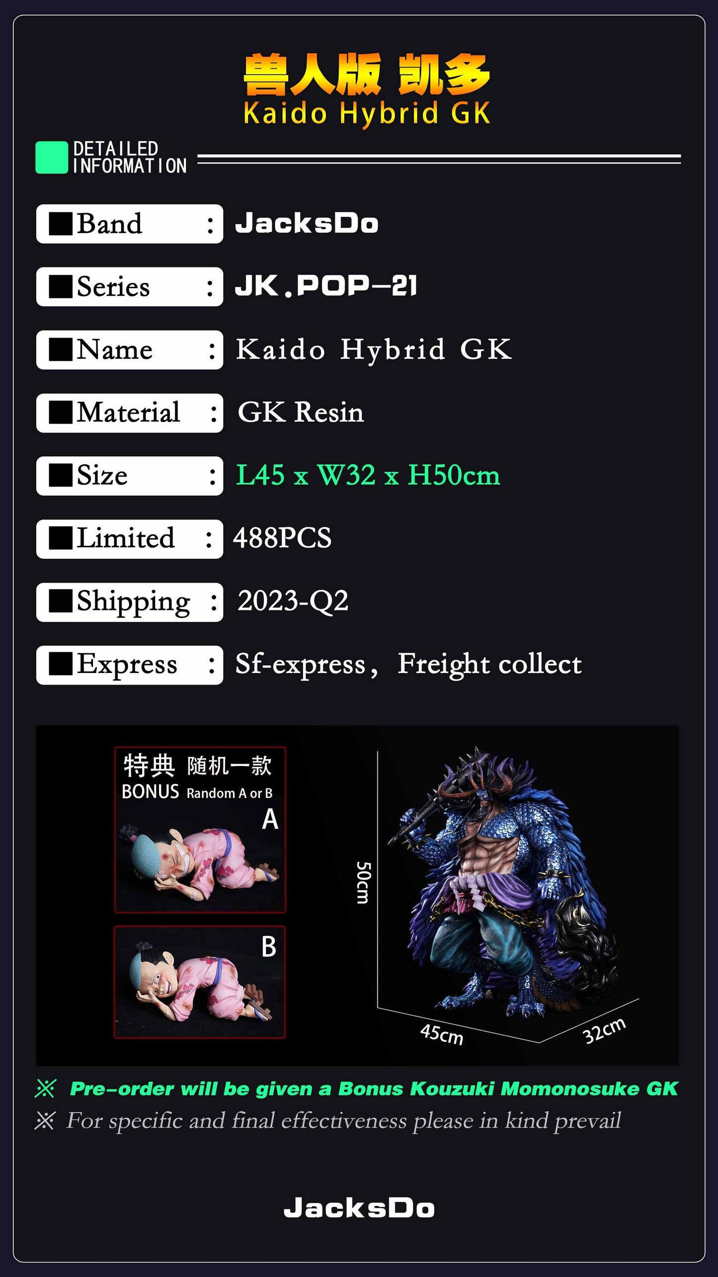 JacksDo - Kaido StatueCorp