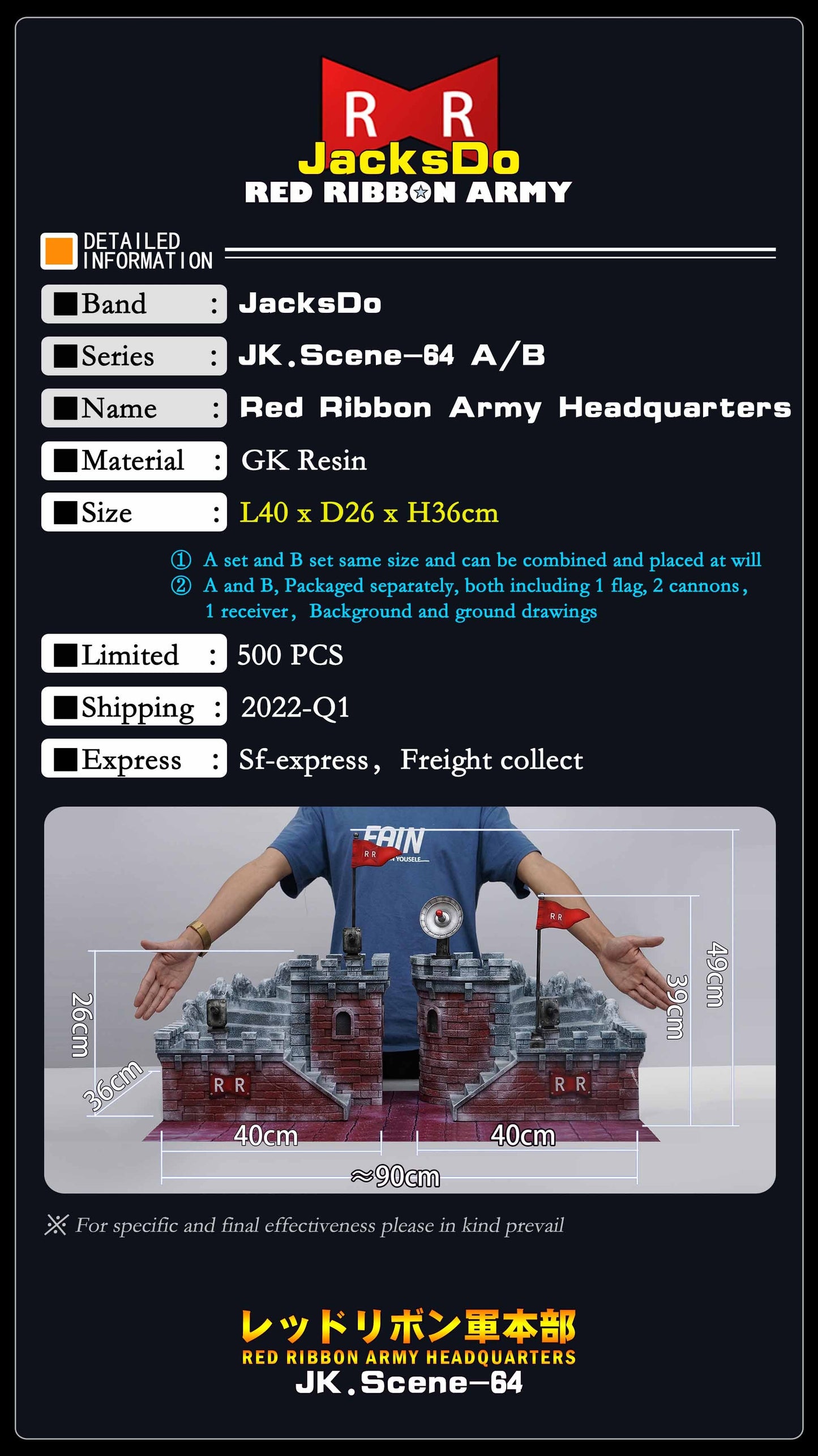 JacksDo - Red Ribbon Castle StatueCorp