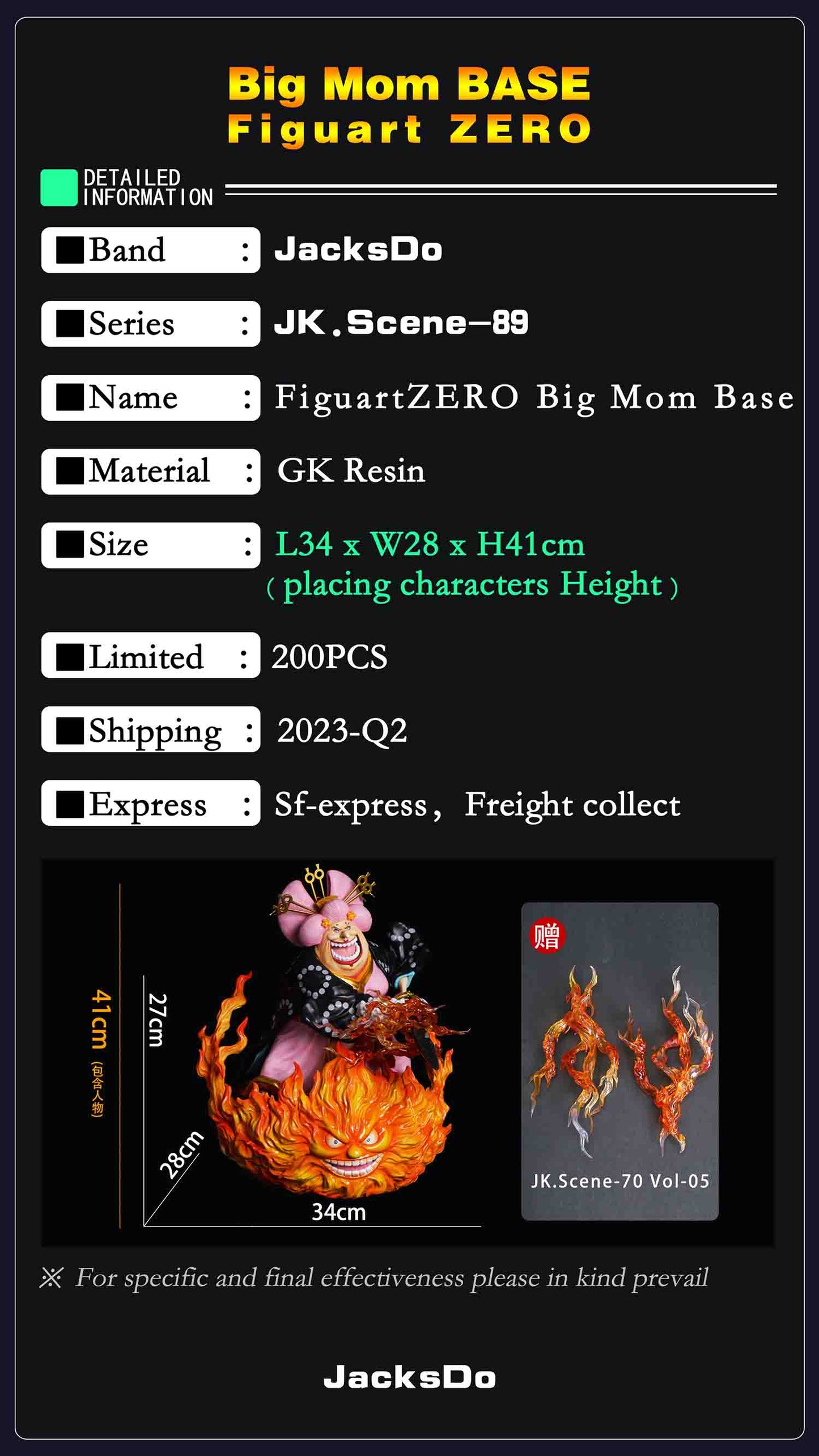 Jacksdo - Kaido and Big Mom Bases StatueCorp