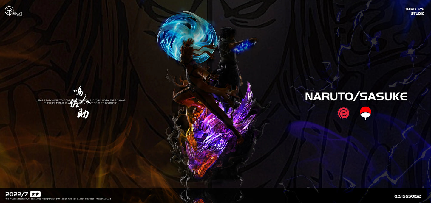 Third Eye - Naruto and Sasuke StatueCorp