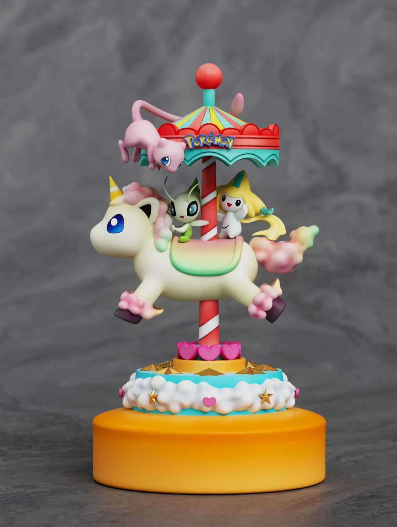 Sun - Jirachi, Mew and Celebi