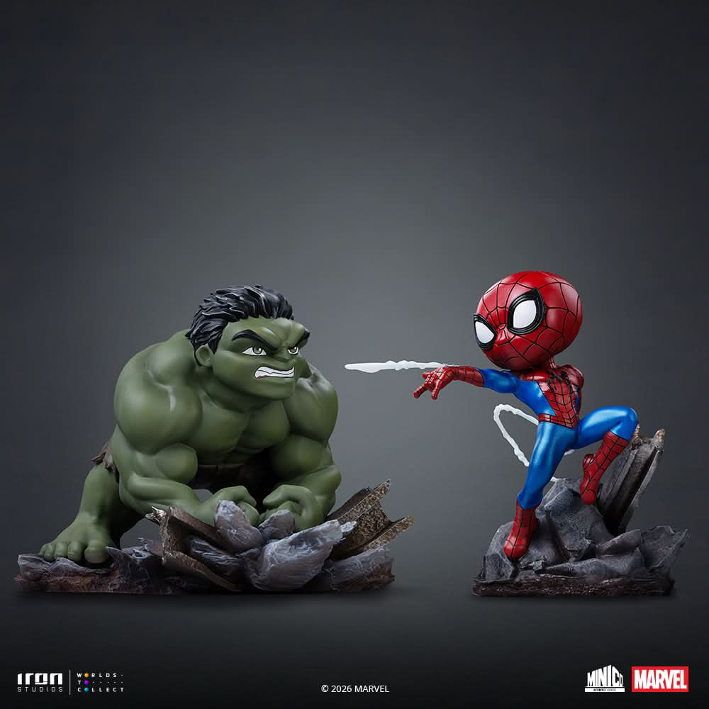 Iron - Spider-Man and Hulk