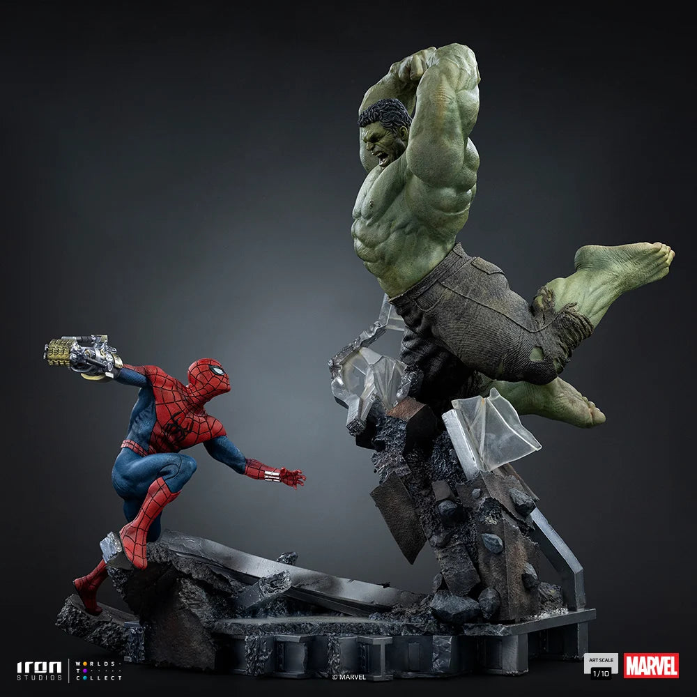 Iron - Spider-Man vs Hulk