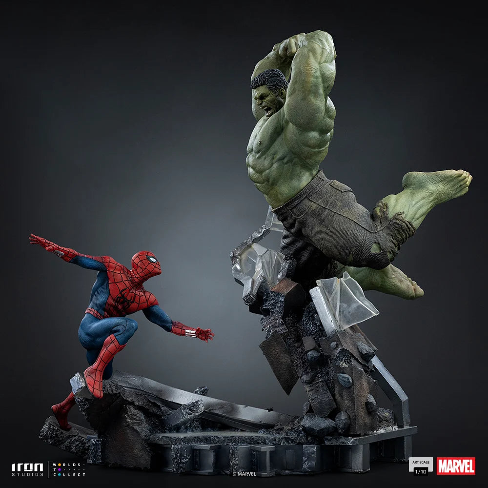 Iron - Spider-Man vs Hulk