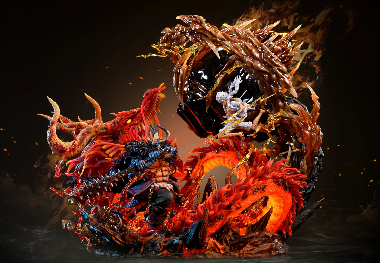 luffy gear 5 vs kaido figure Ventus