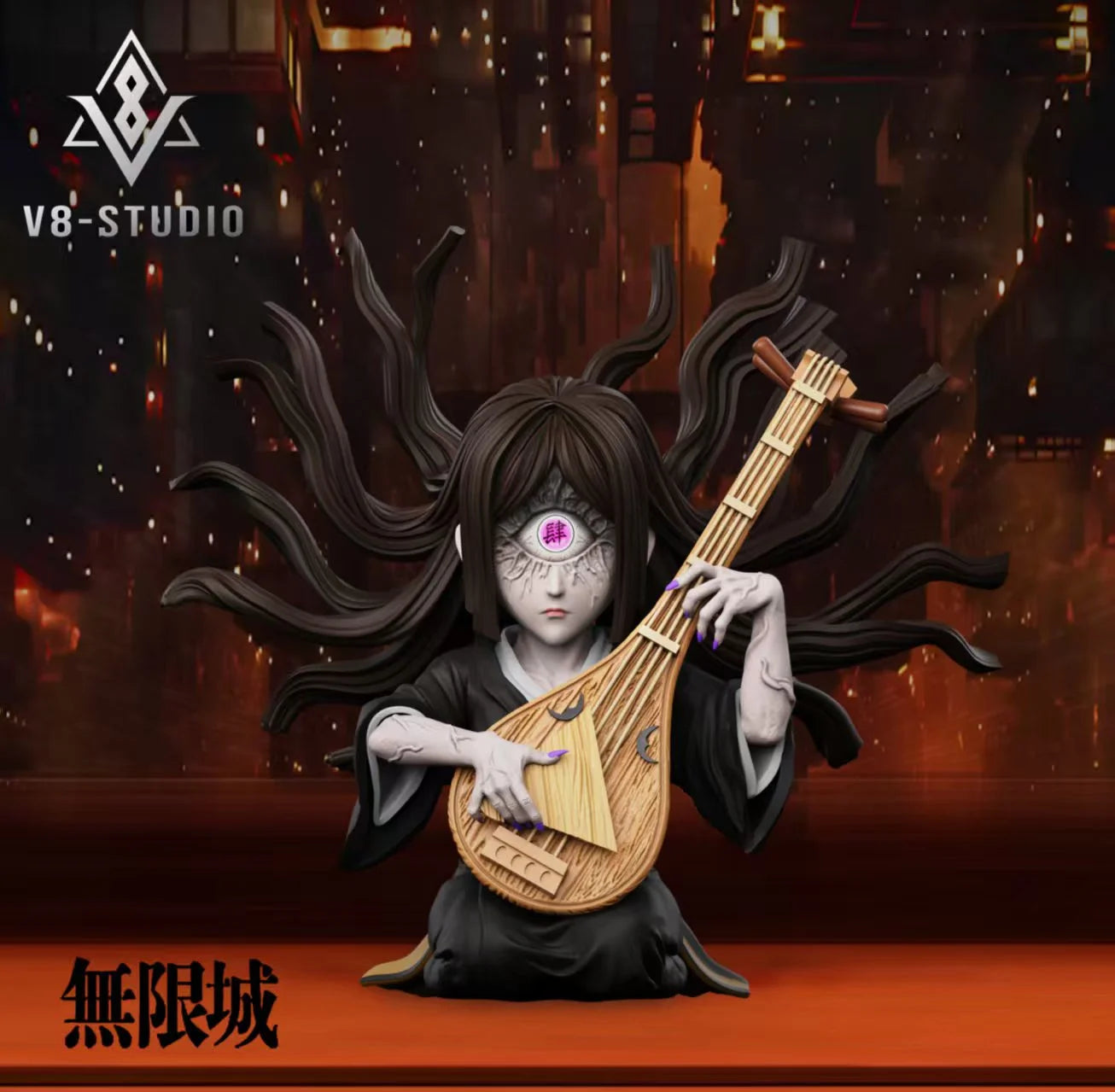 Nakime Upper Rank 4 figurka Demon Slayer