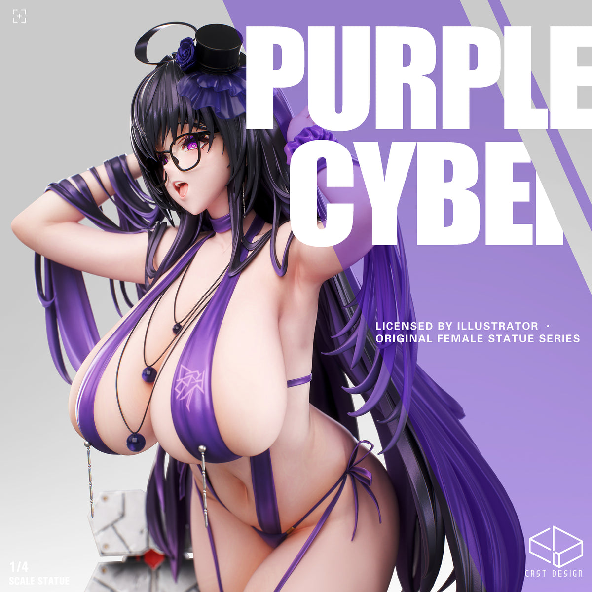 Cast Design - Purple Cyber