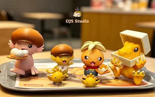 DJS - Burgamon, EbiBurgamon, Potamon, Chickmon and Agumon