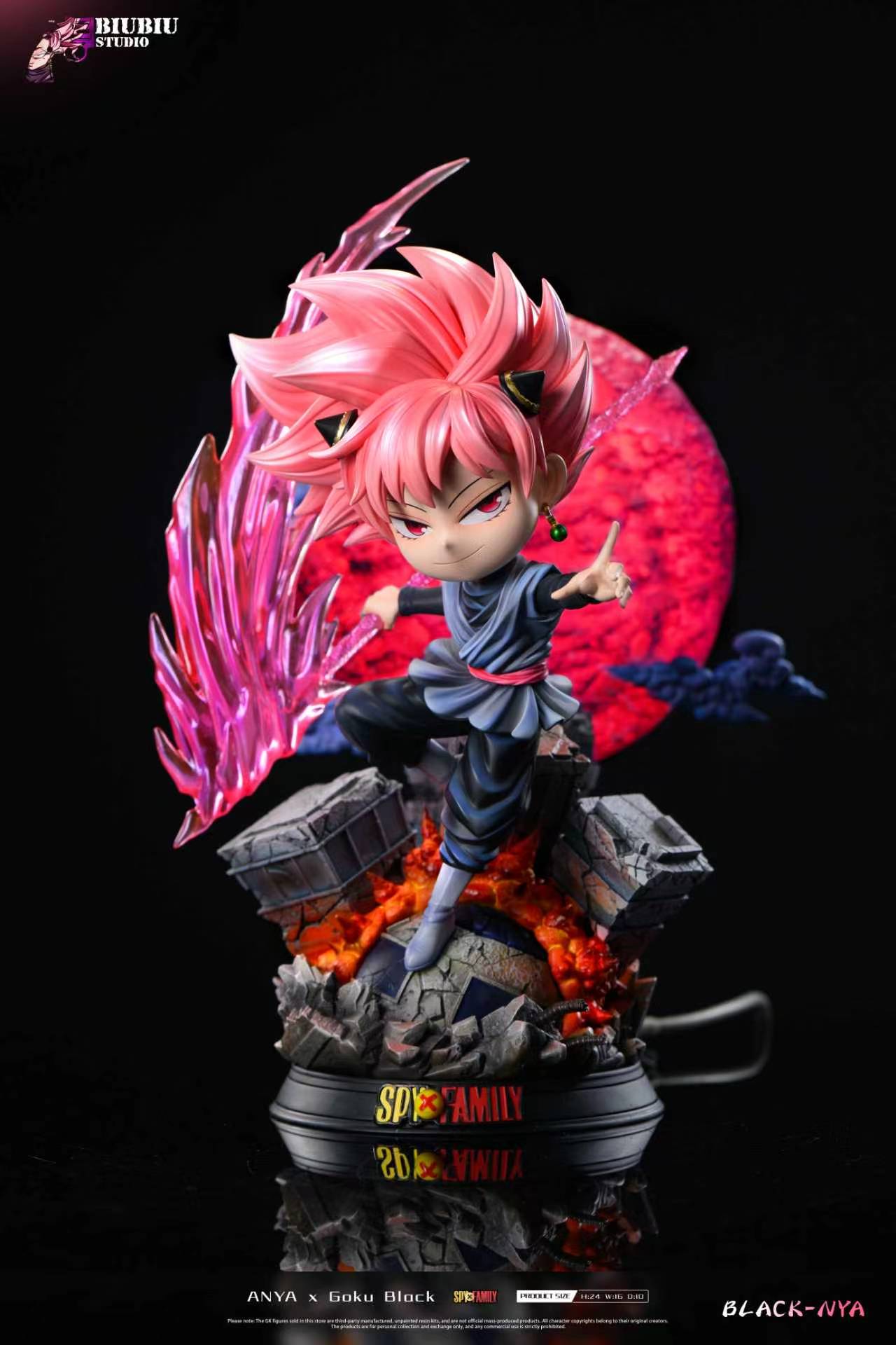 Biubiu - Anya cos Rose Goku Black