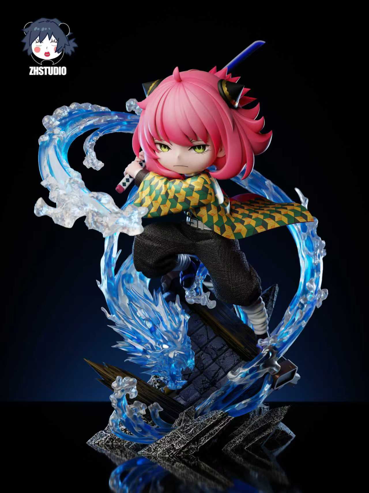 ZH - Anya cos Giyu - Demon Slayer