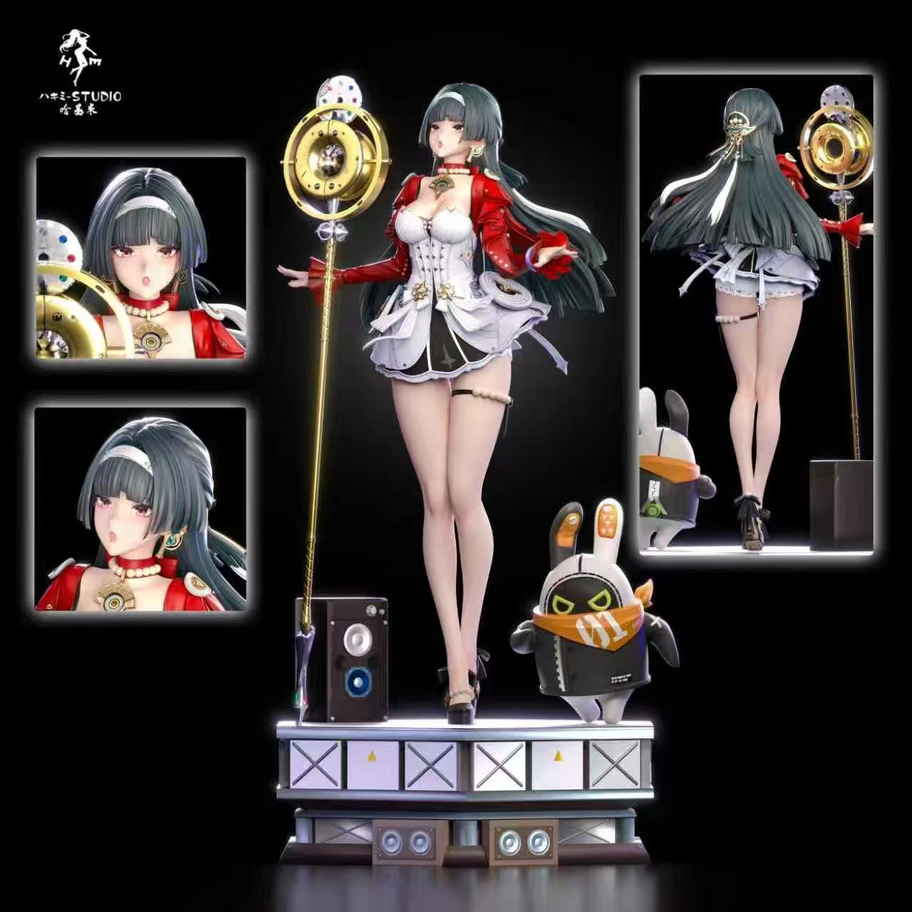 38explore 38灯 MIYABI Evil Bunny Hakimi - Astra Yao, Hoshimi Miyabi and Evelyn Chevalier – StatueCorp