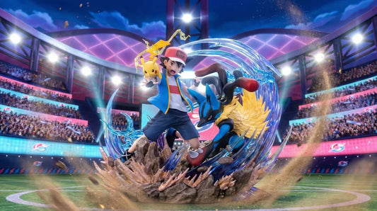 MAGA - Ash, Pikachu and Mega Lucario