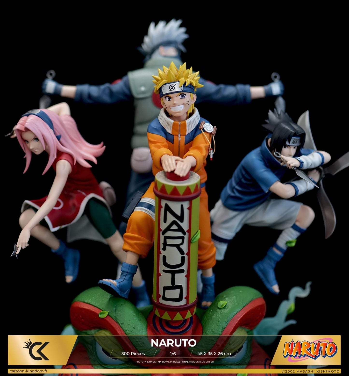 Cartoon Kingdom - Naruto, Kakashi, Sasuke and Sakura