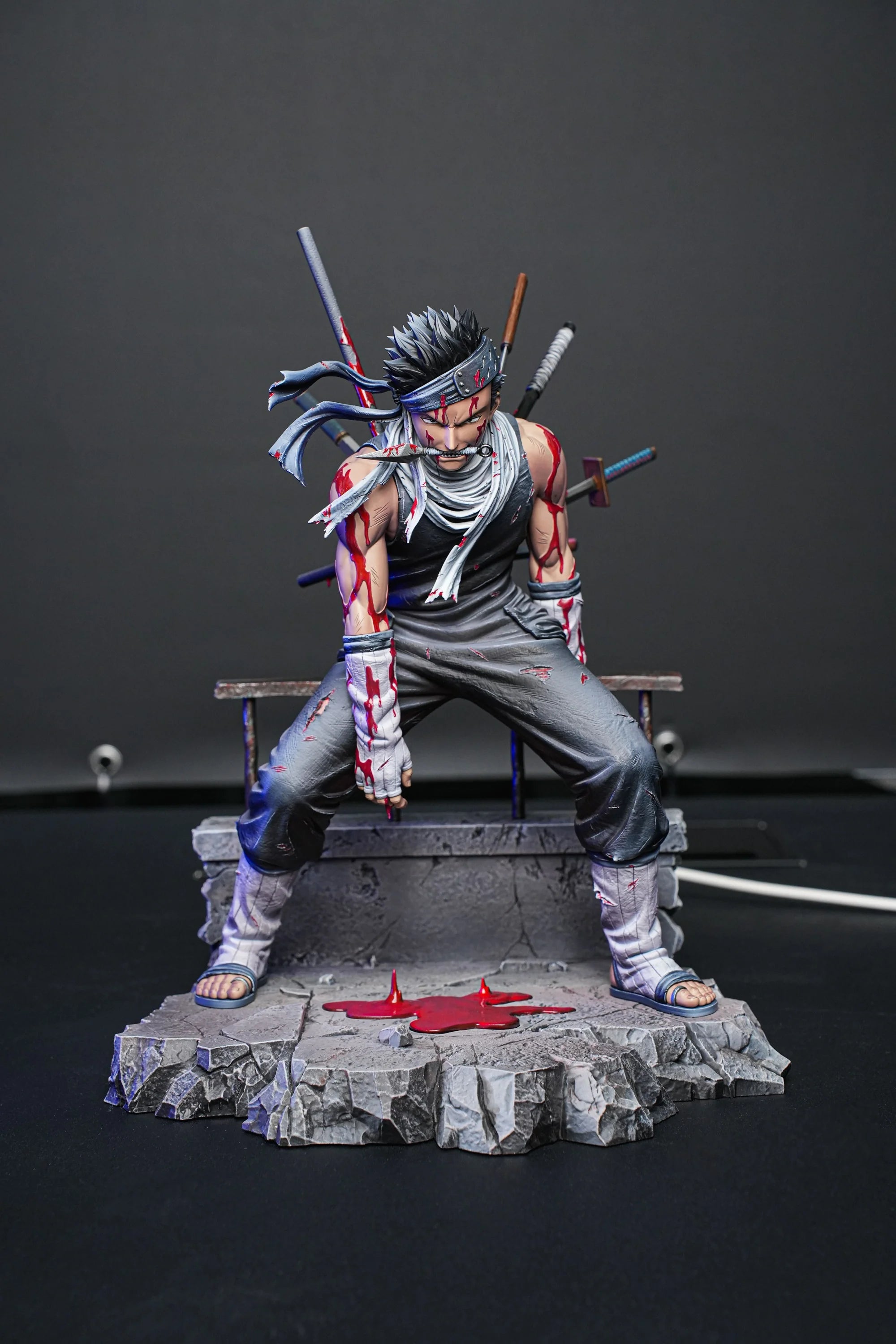 Statue Zabuza Avec Épée 13 Cm - Figurine Naruto Collection
