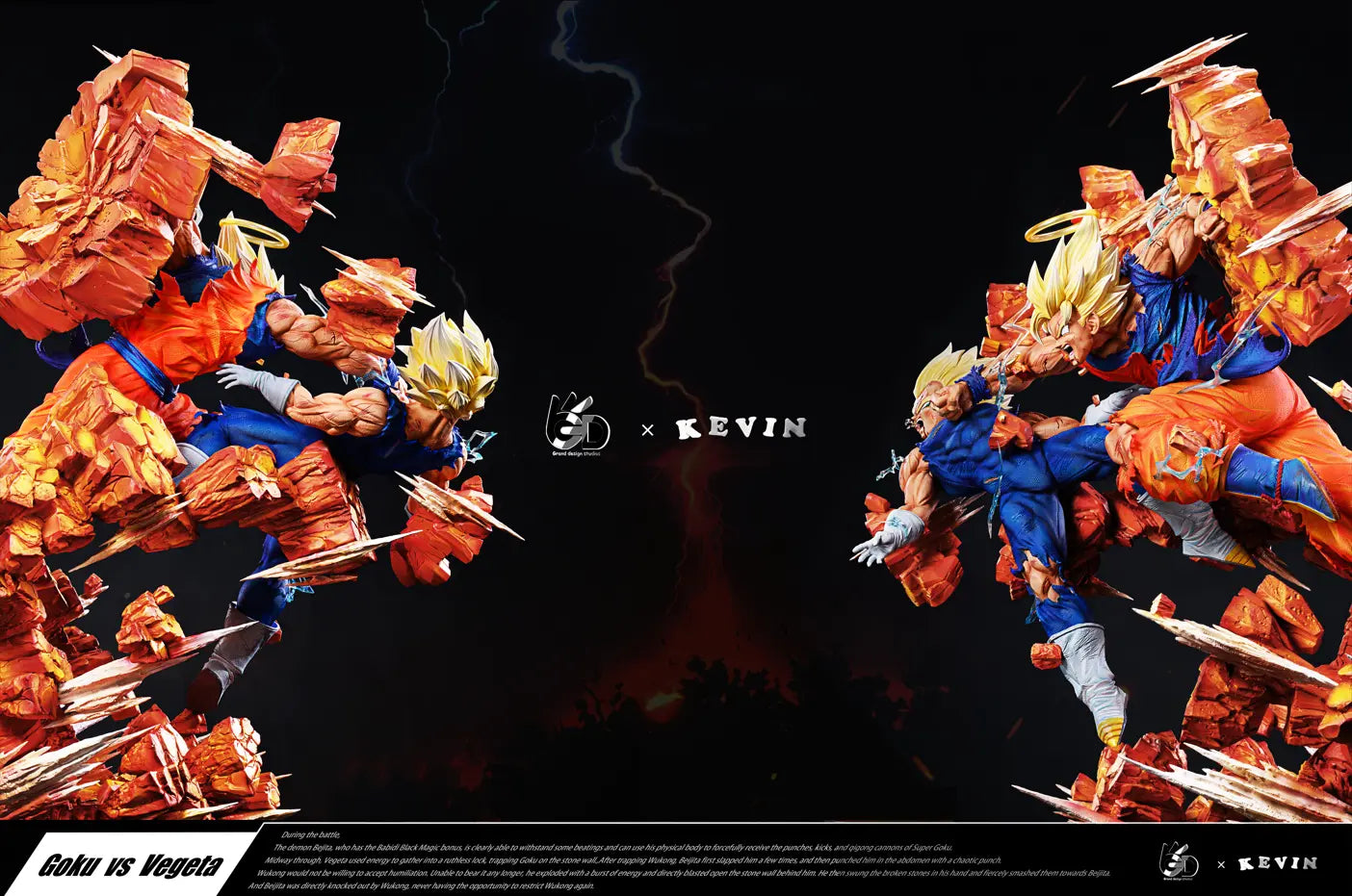 Grand Design - SSJ Goku vs Majin Vegeta
