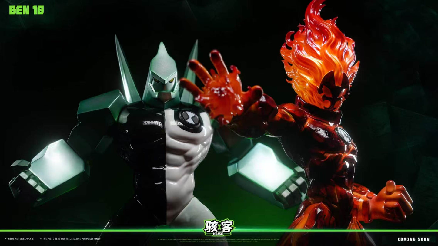 Hacker - Heatblast and Diamondhead