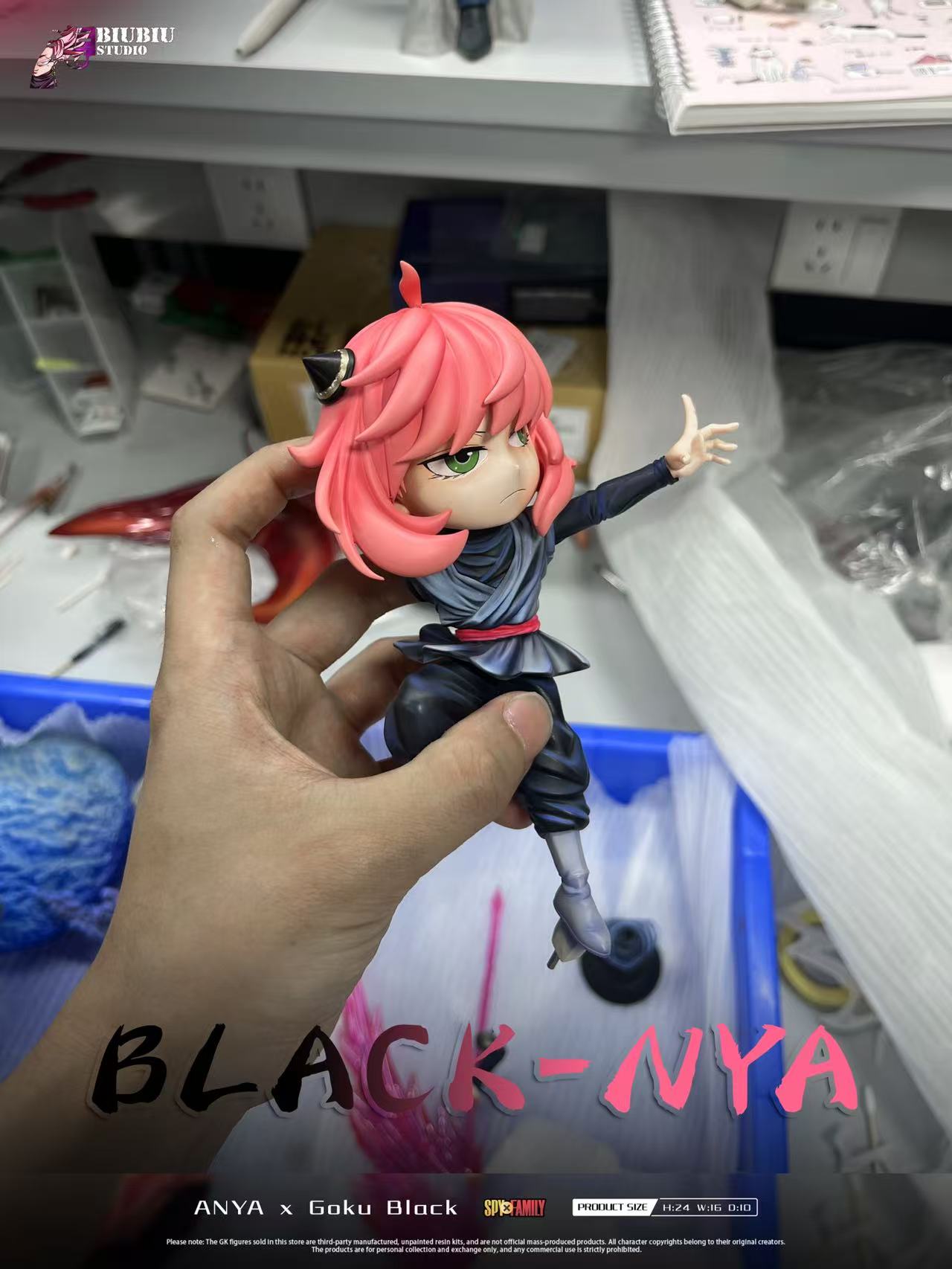Biubiu - Anya cos Rose Goku Black
