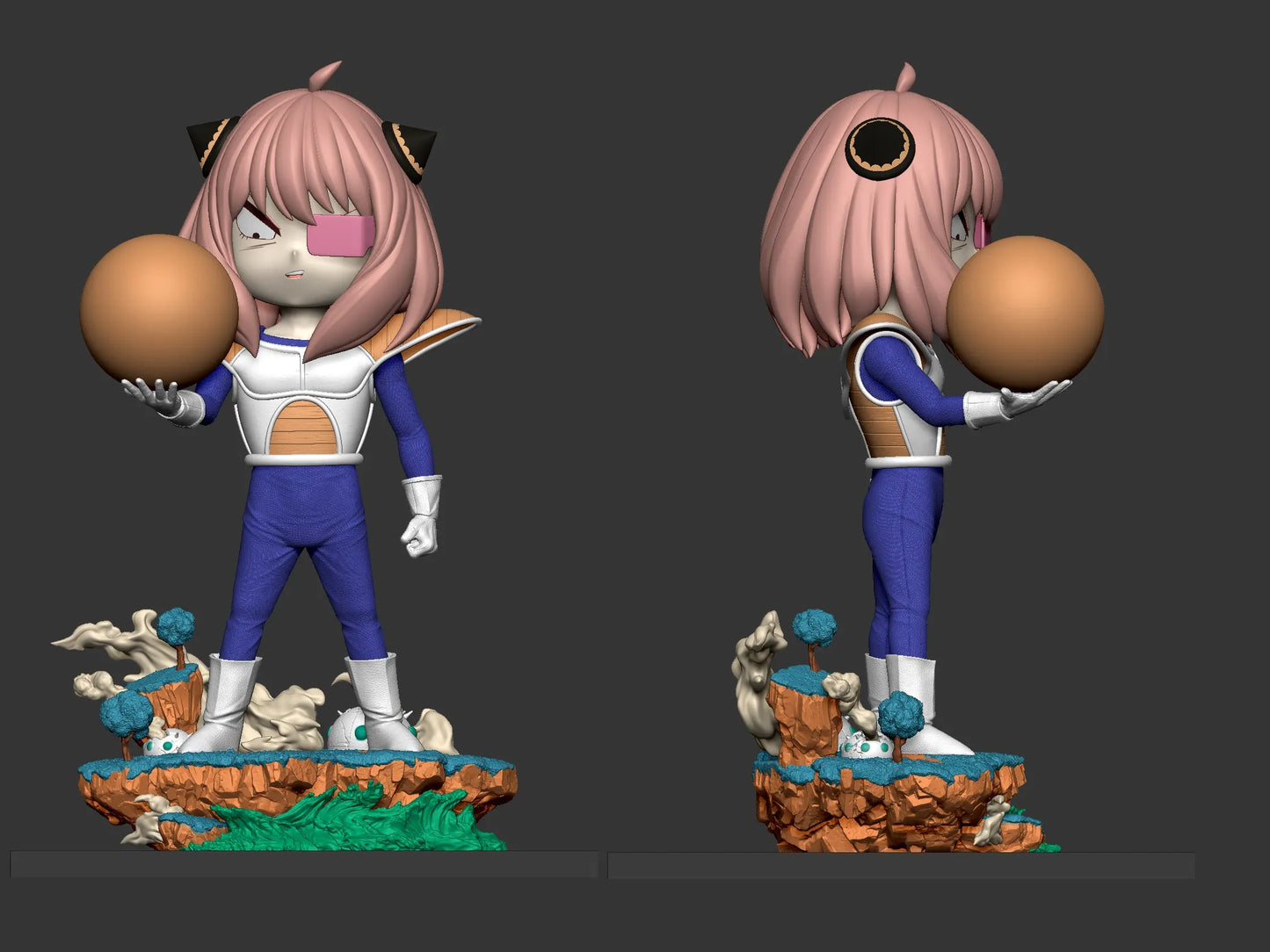 Tsu - Anya cos Vegeta