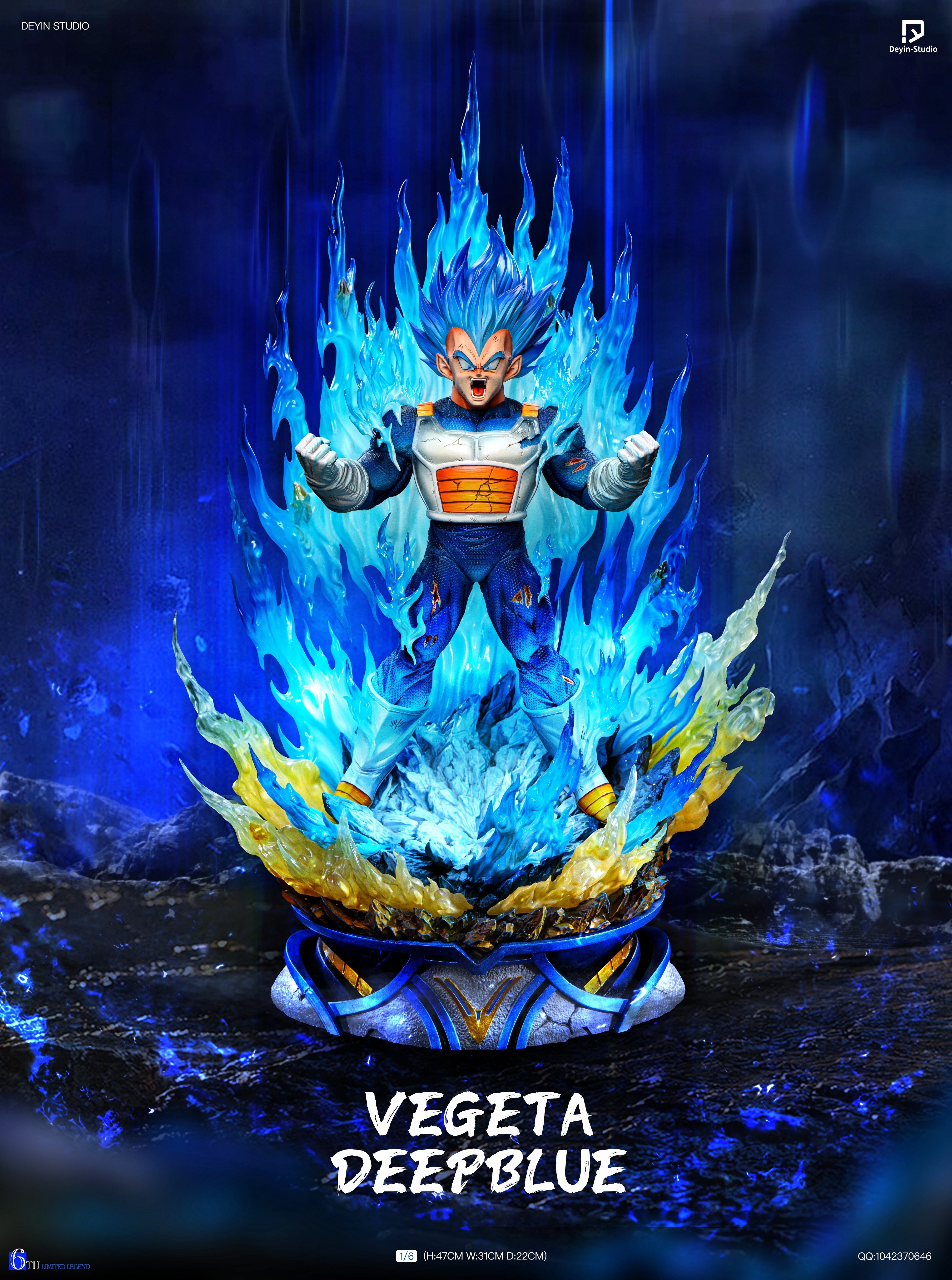 Deyin - SSJ Blue Vegeta - Dragon Ball