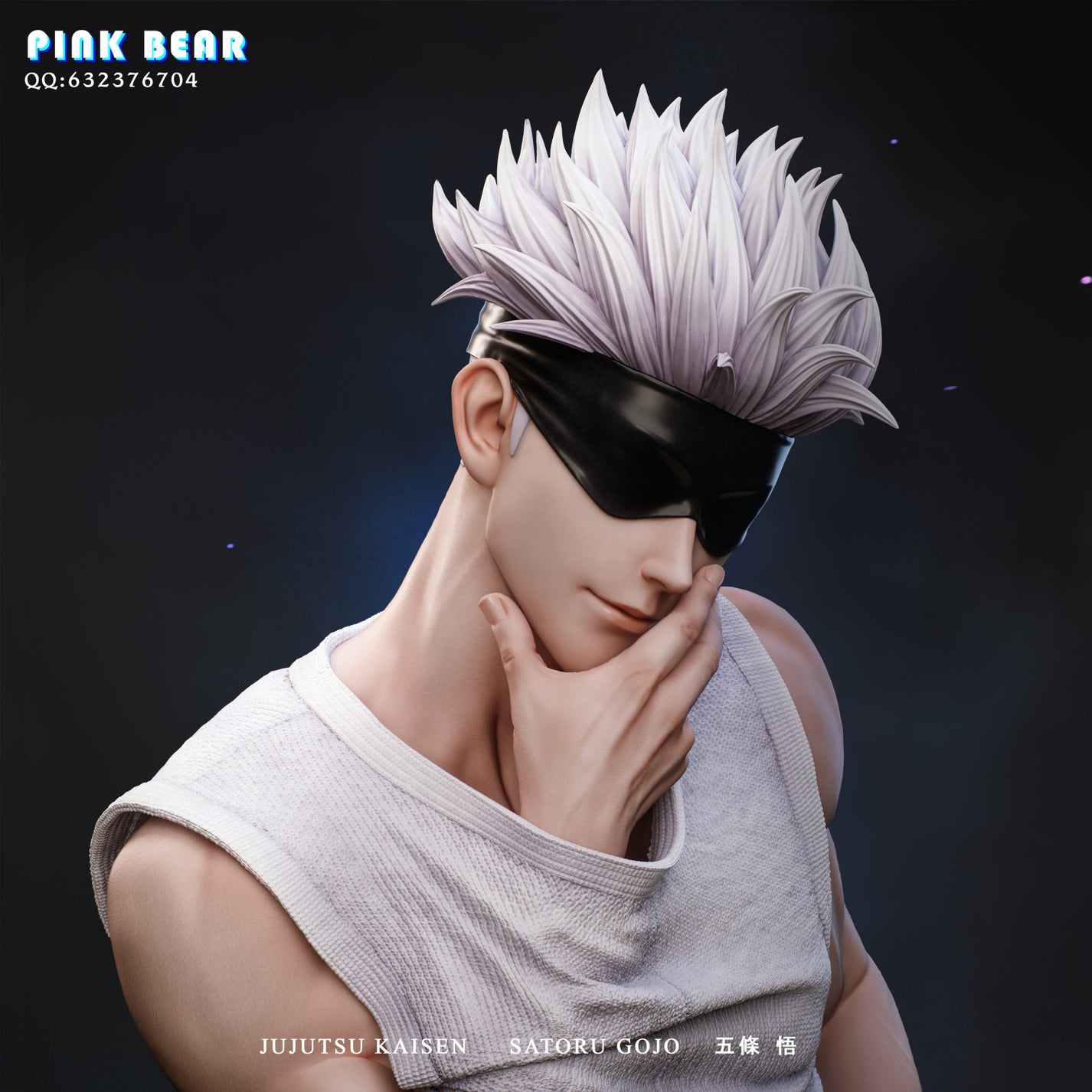 Pink Bear - Gojo – StatueCorp