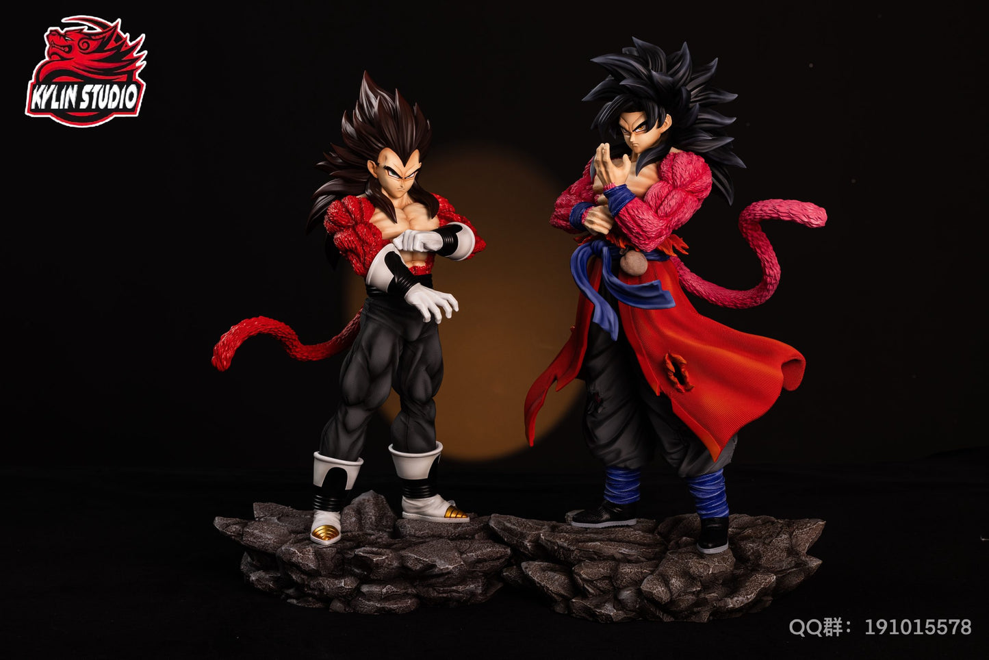 Kylin - SSJ4 Goku and Vegeta