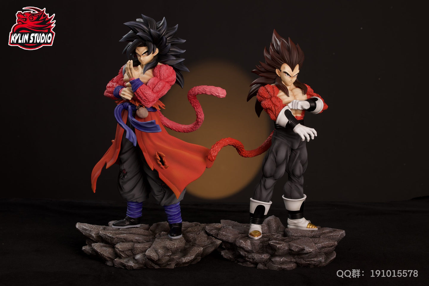 Kylin - SSJ4 Goku and Vegeta