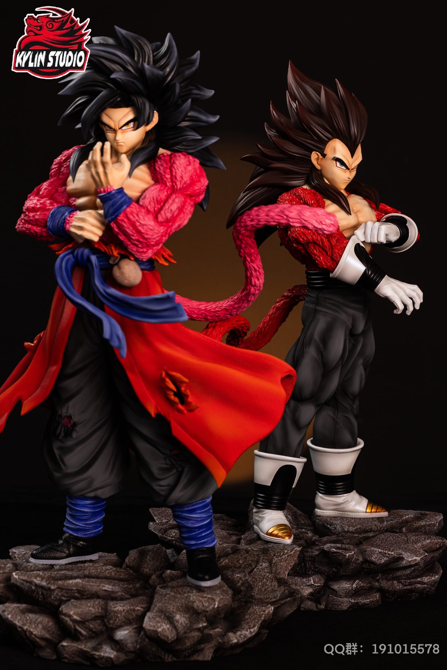 Kylin - SSJ4 Goku and Vegeta