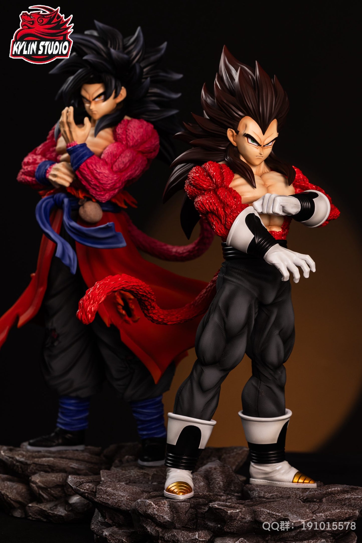 Kylin - SSJ4 Goku and Vegeta