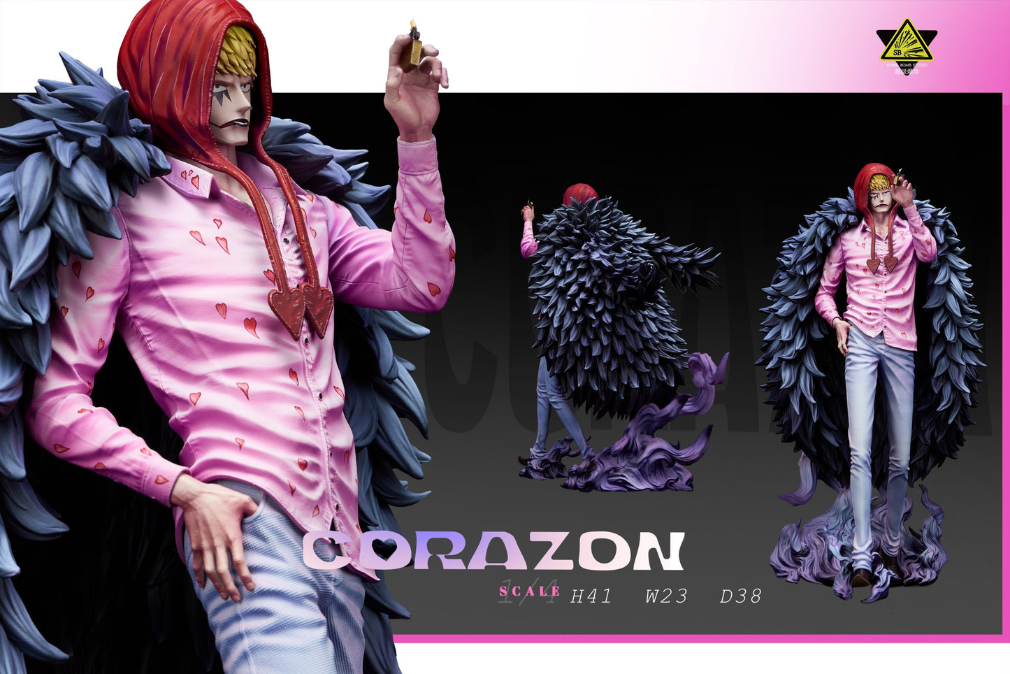 Super Bomb - Corazon, Doflamingo and Kid Trafalgar Law