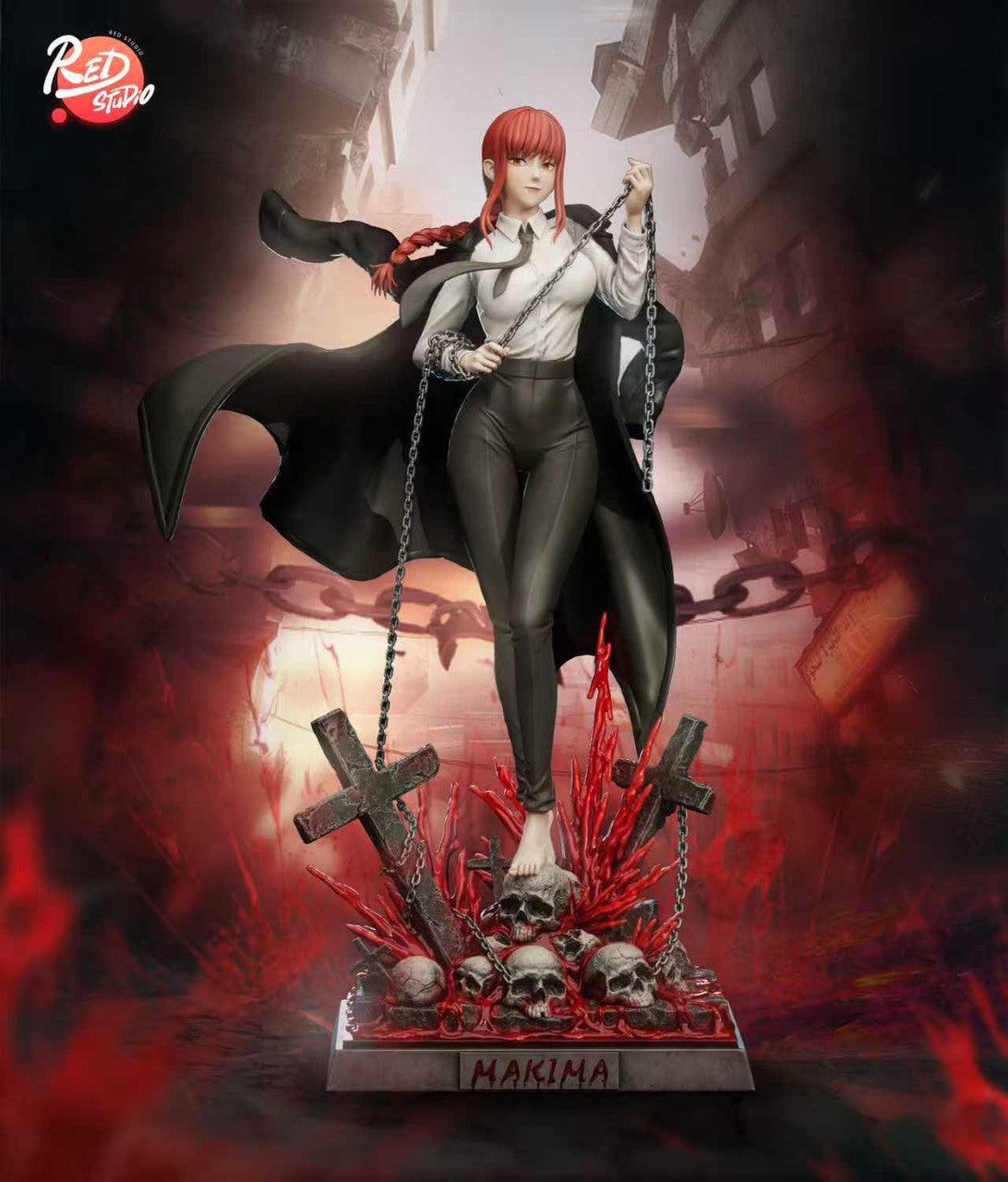 Red - Makima - Chainsaw Man