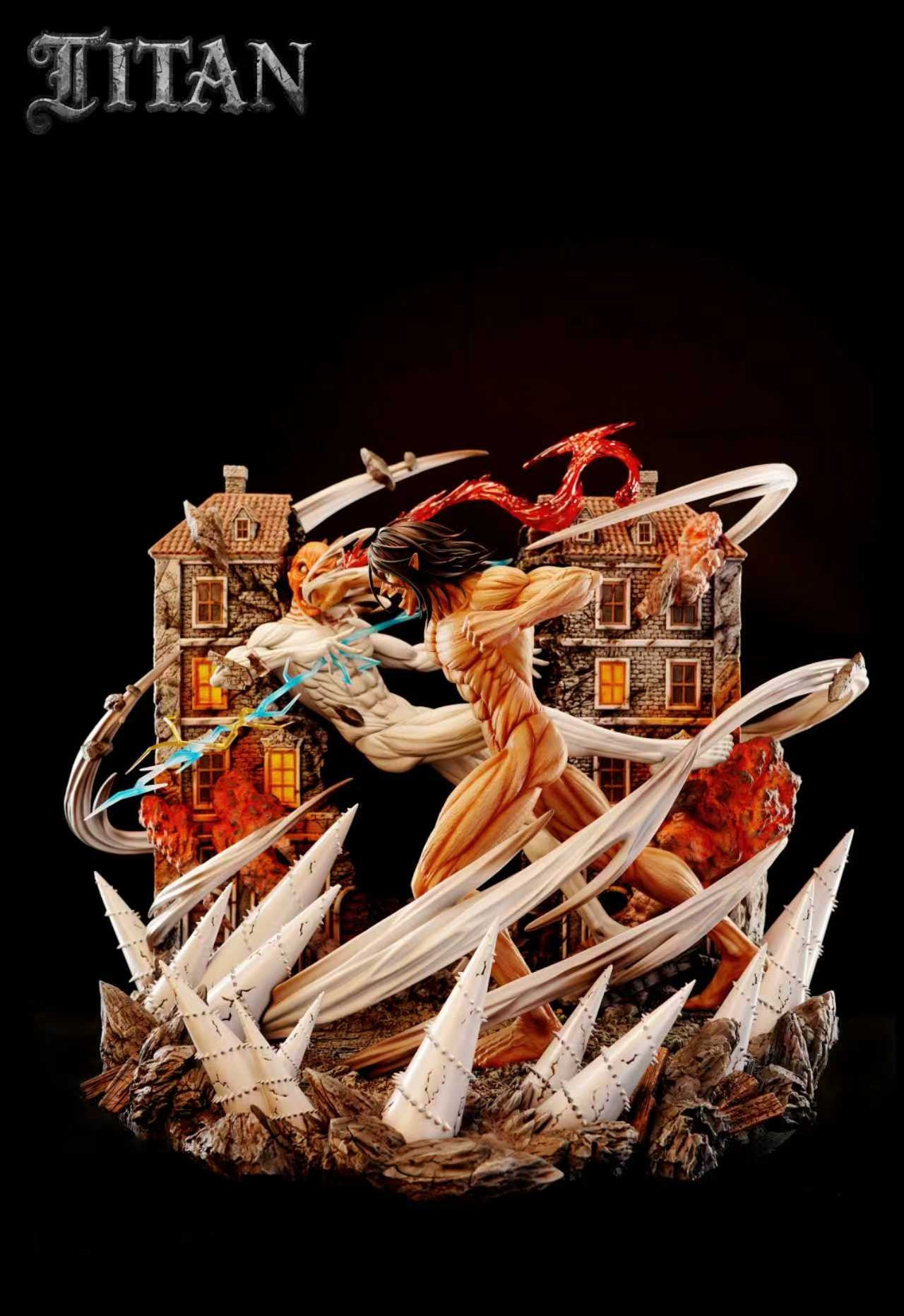 Titan - War Hammer Titan vs Eren