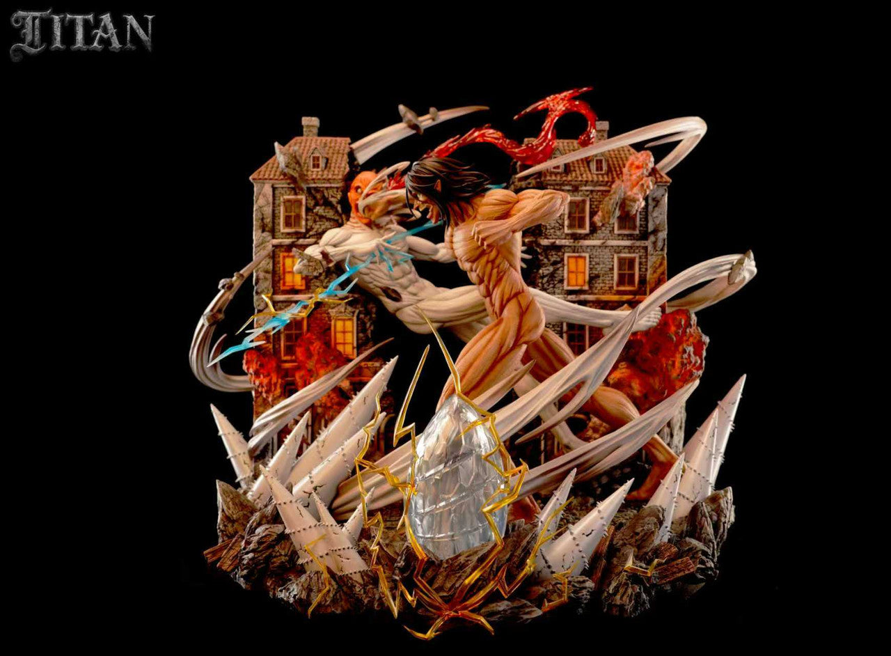 Titan - War Hammer Titan vs Eren