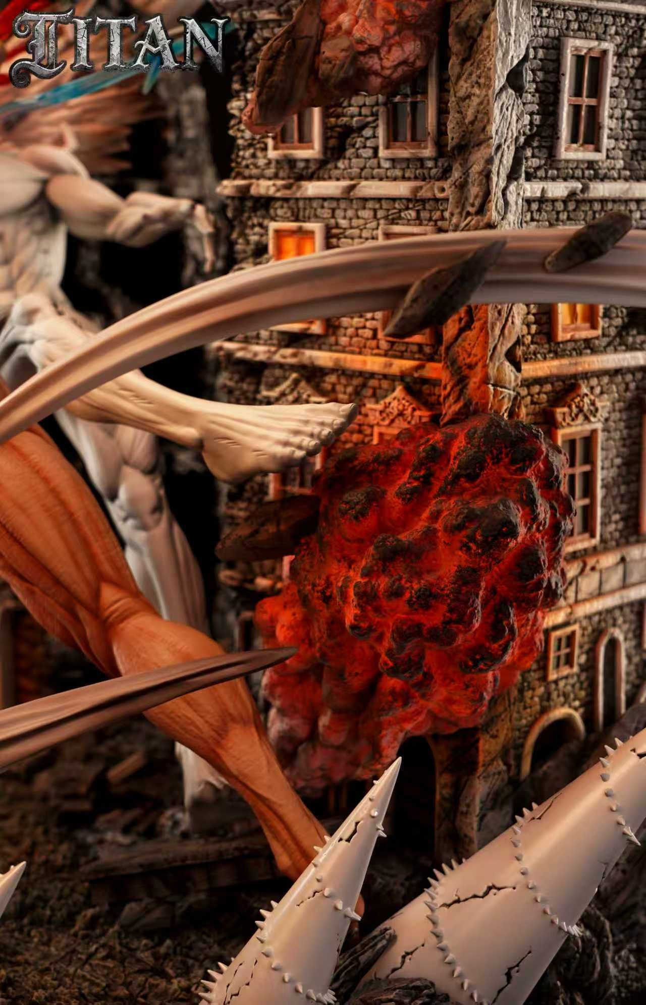 Titan - War Hammer Titan vs Eren