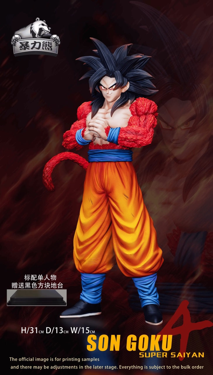 Violent Bear - SSJ4 Goku, Vegeta and Gogeta
