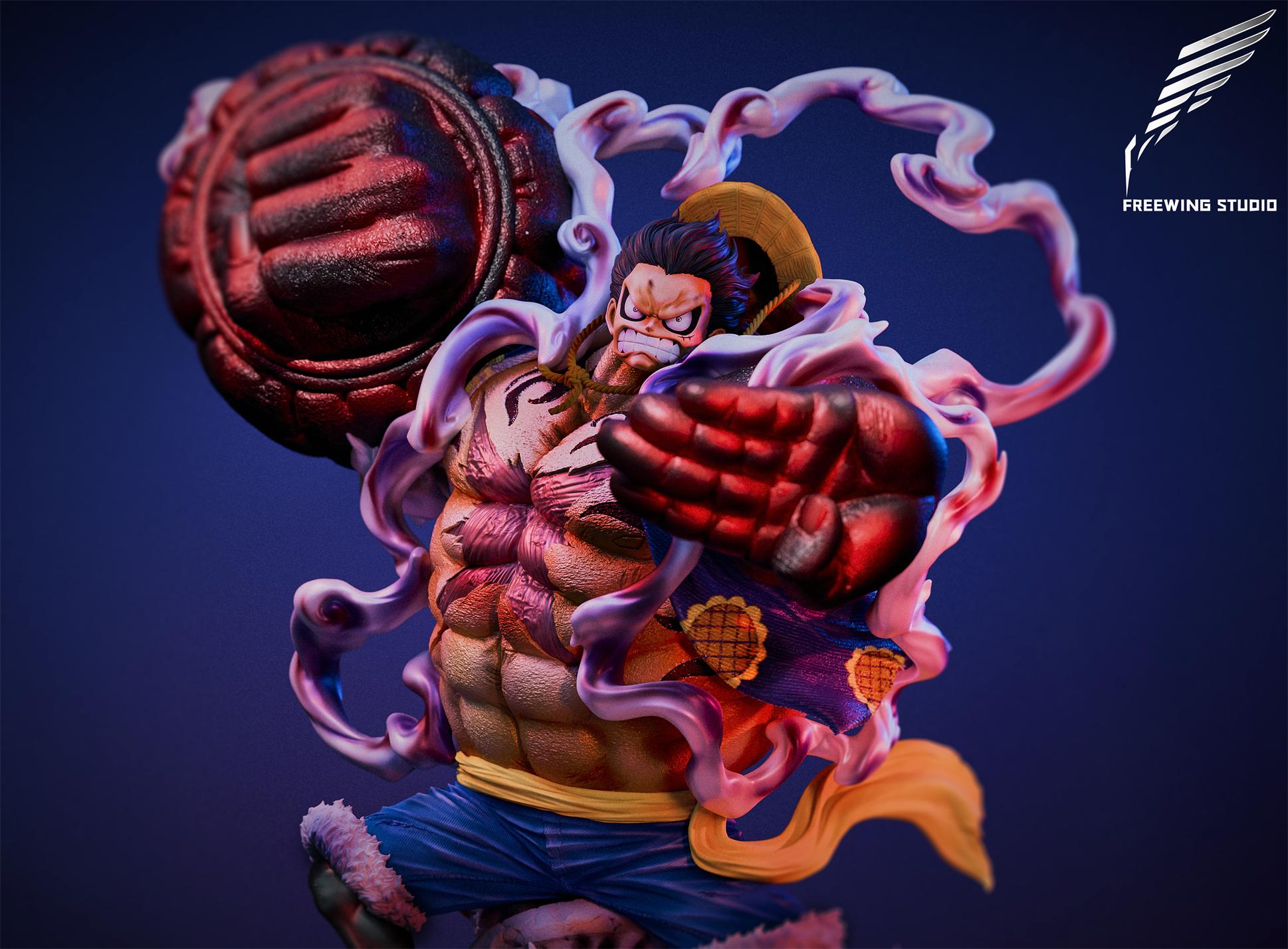 luffy gear 4 bounce man Freewing