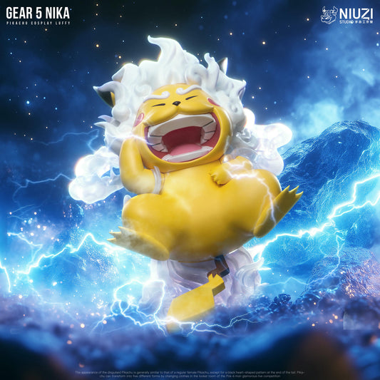 Niuzi - Pikachu cos Nika Luffy