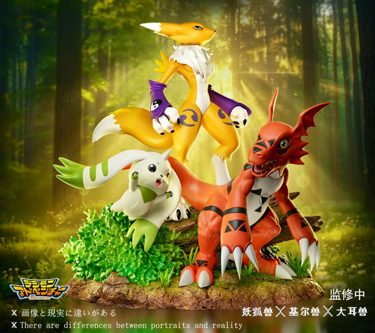 Slash x BN - Guilmon, Terriermon and Youkomon