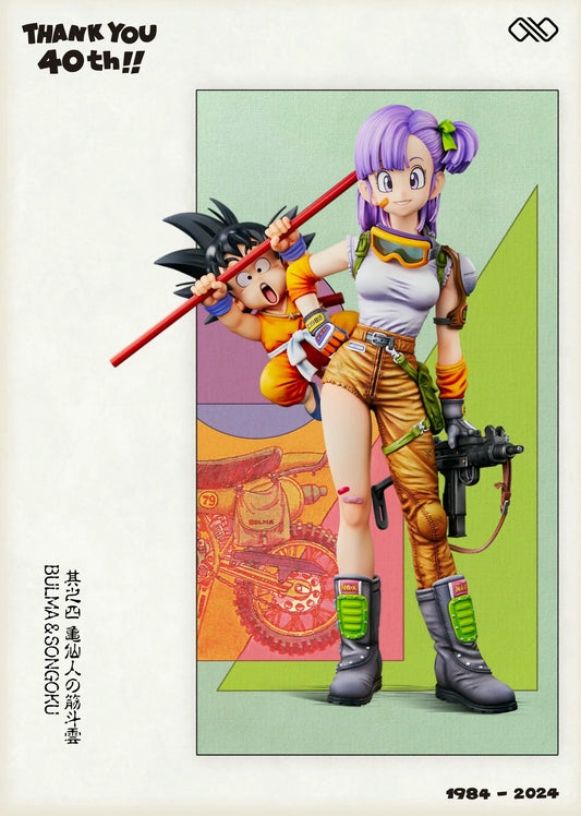 Infinite - Bulma and Kid Goku