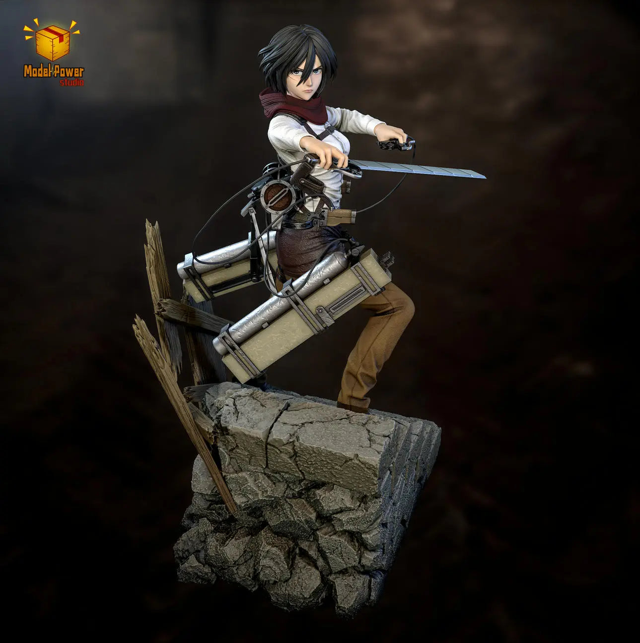 Model Power - Eren, Armin and Mikasa