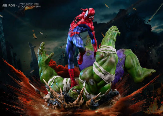 Iron - Spider-Man vs Hulk