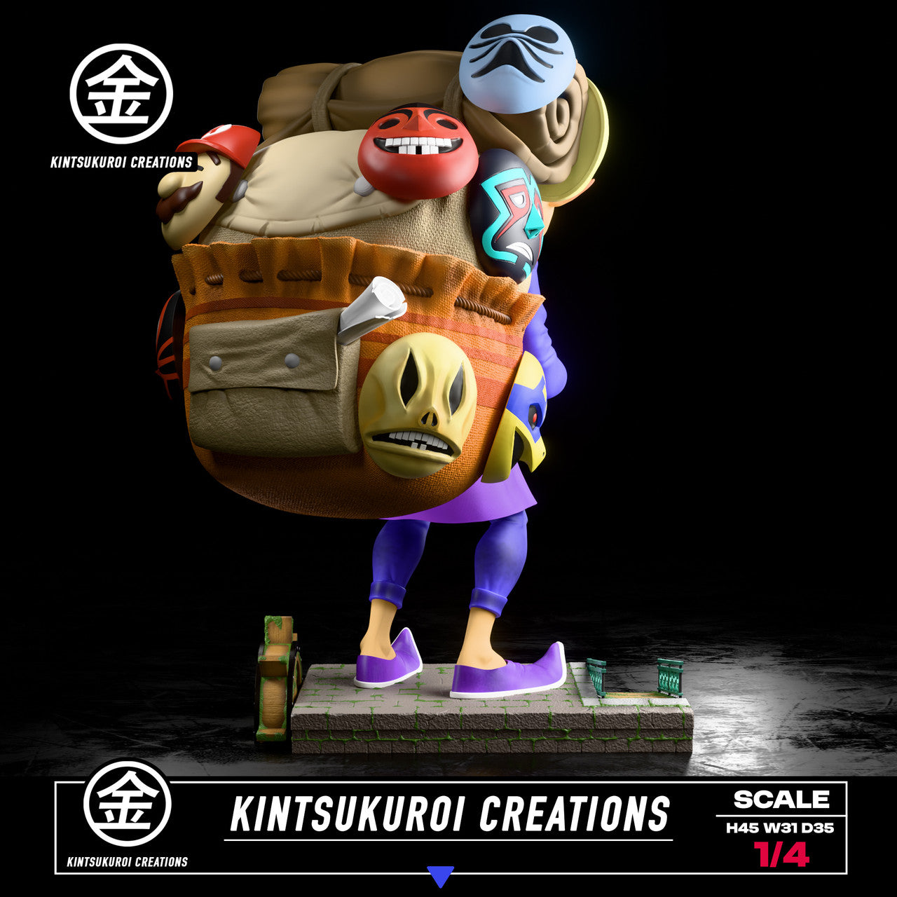 Kintsukuroi - Happy Mask Salesman