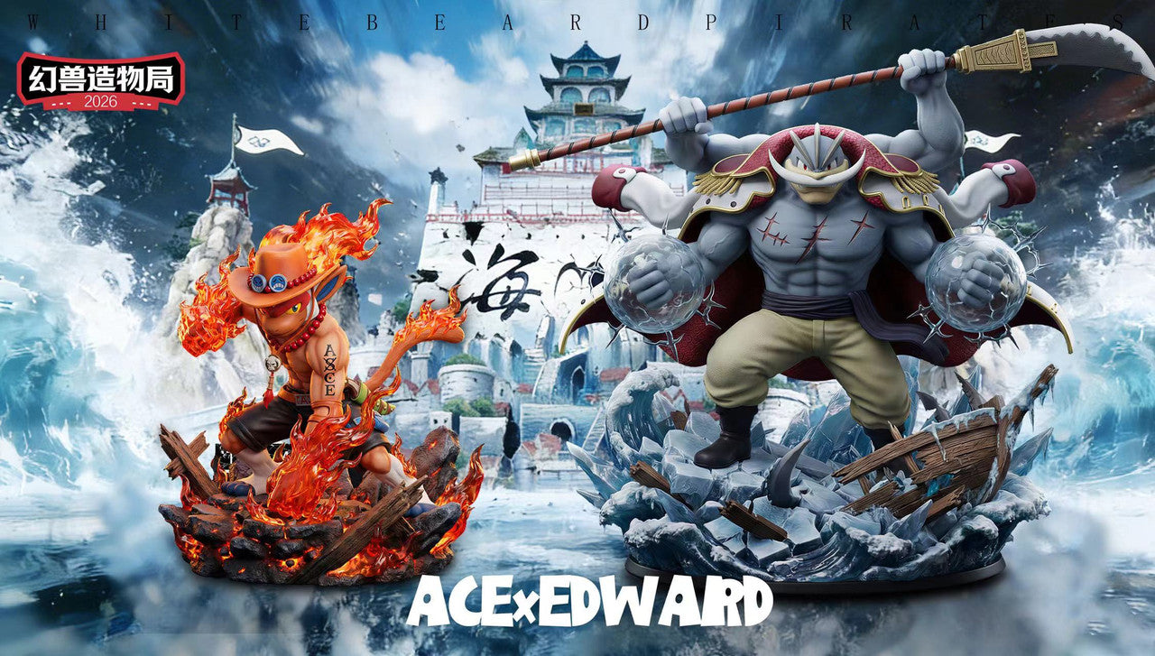 Huan Shou Zao Wu Ju - Infernape cos Ace and Machamp cos Whitebeard