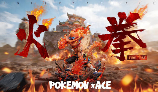 Huan Shou Zao Wu Ju - Infernape cos Ace and Machamp cos Whitebeard