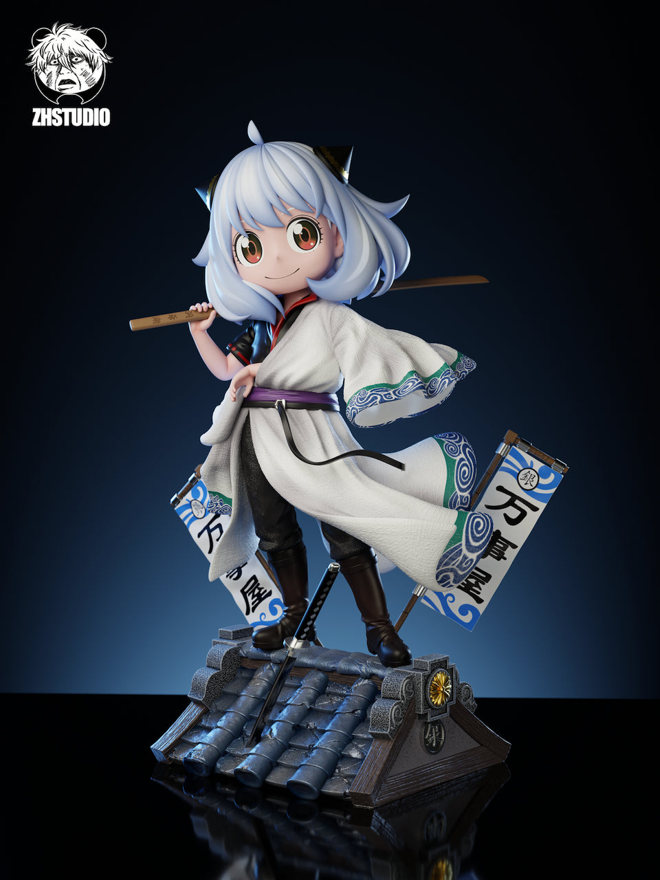 ZH - Anya cos Gintoki Sakata