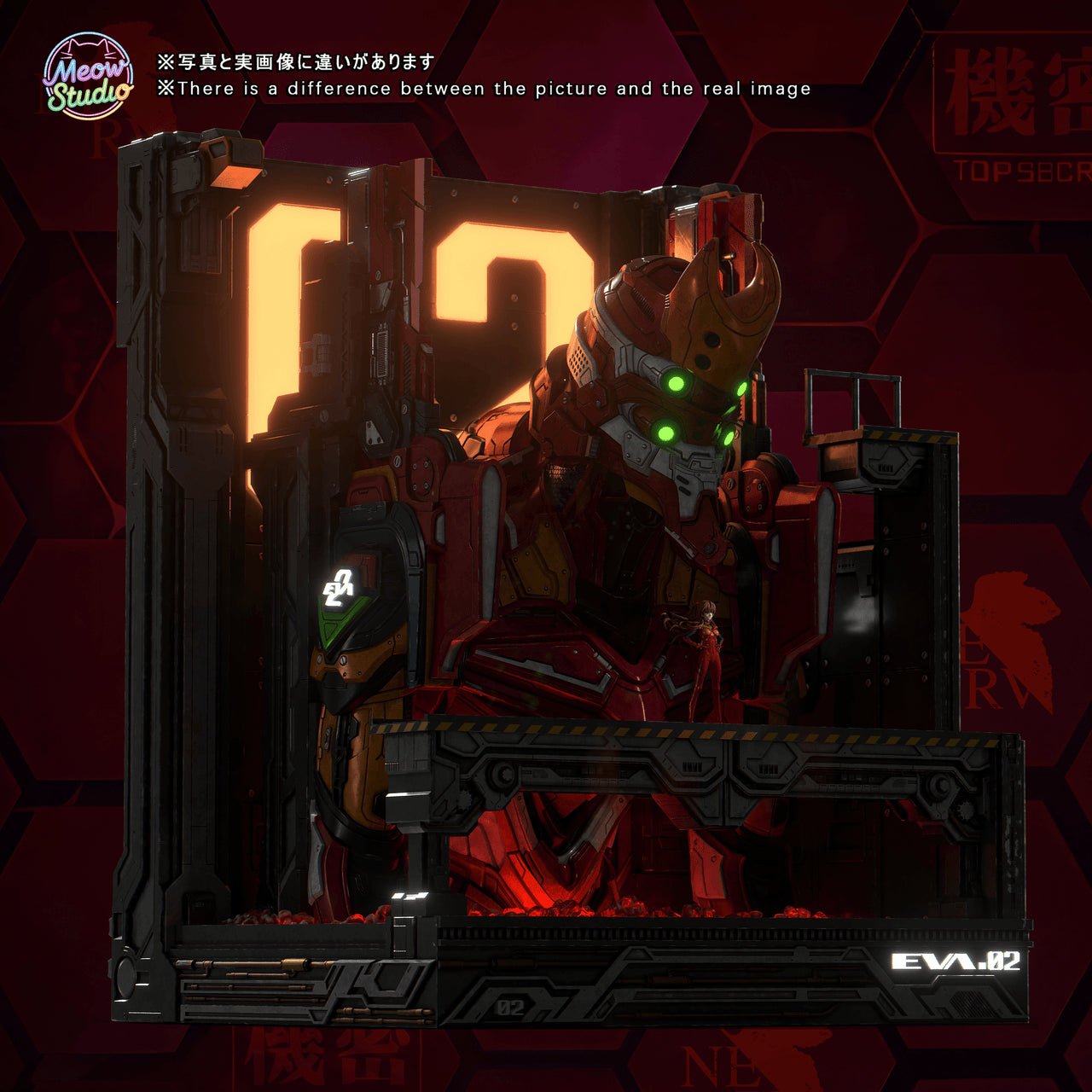 Meow - EVA-02 and Asuka