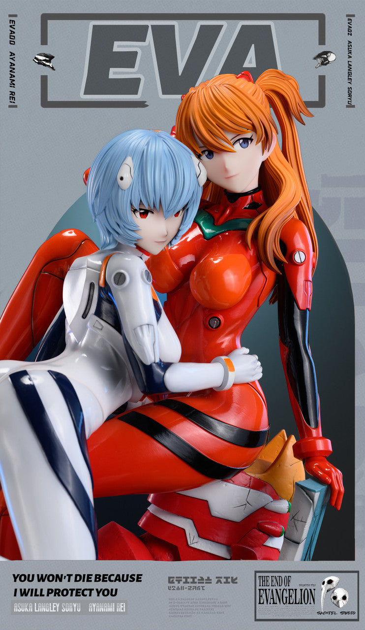 Sachiel - Asuka and Rei