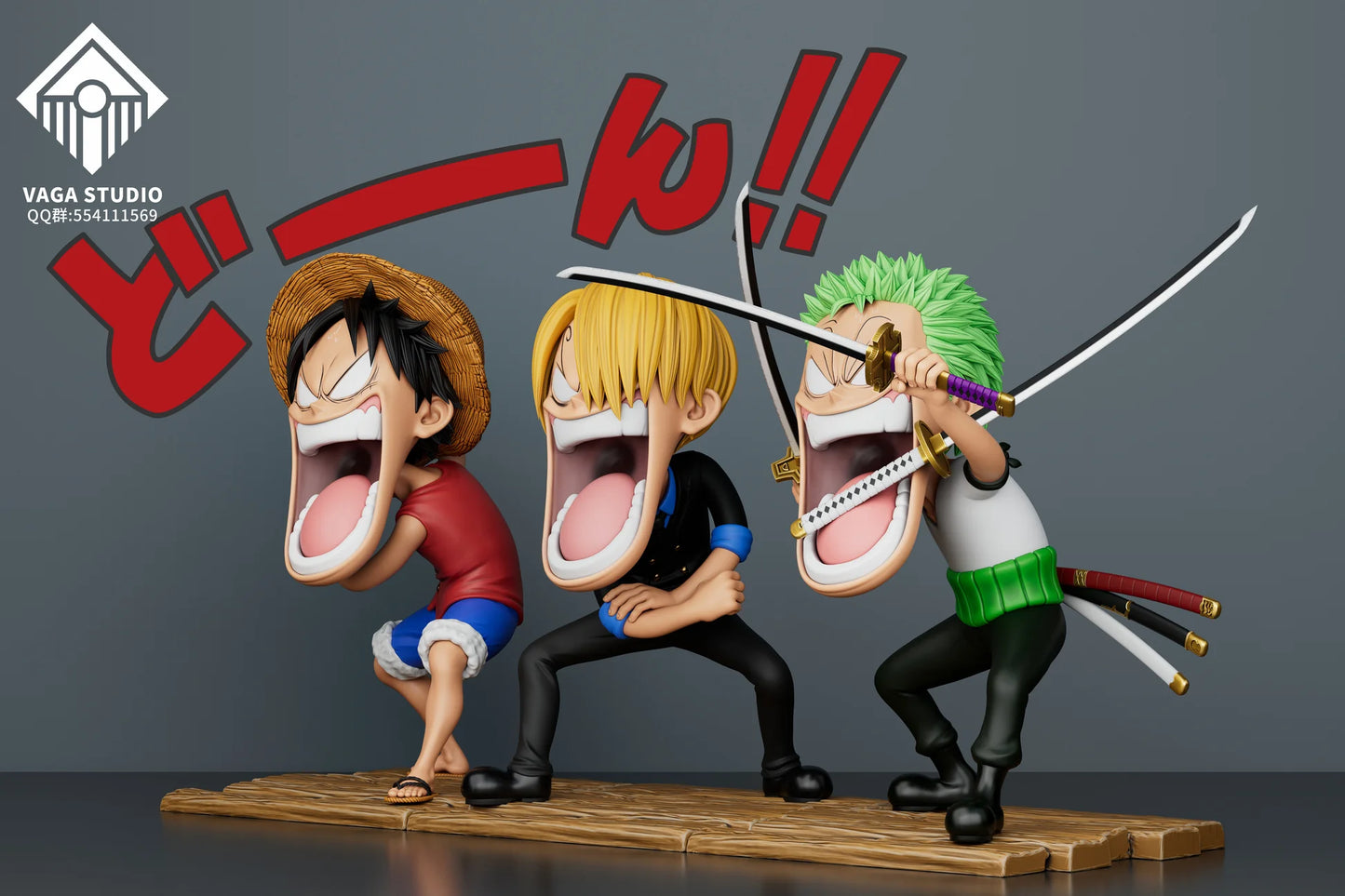 Vaga - Luffy, Sanji and Zoro