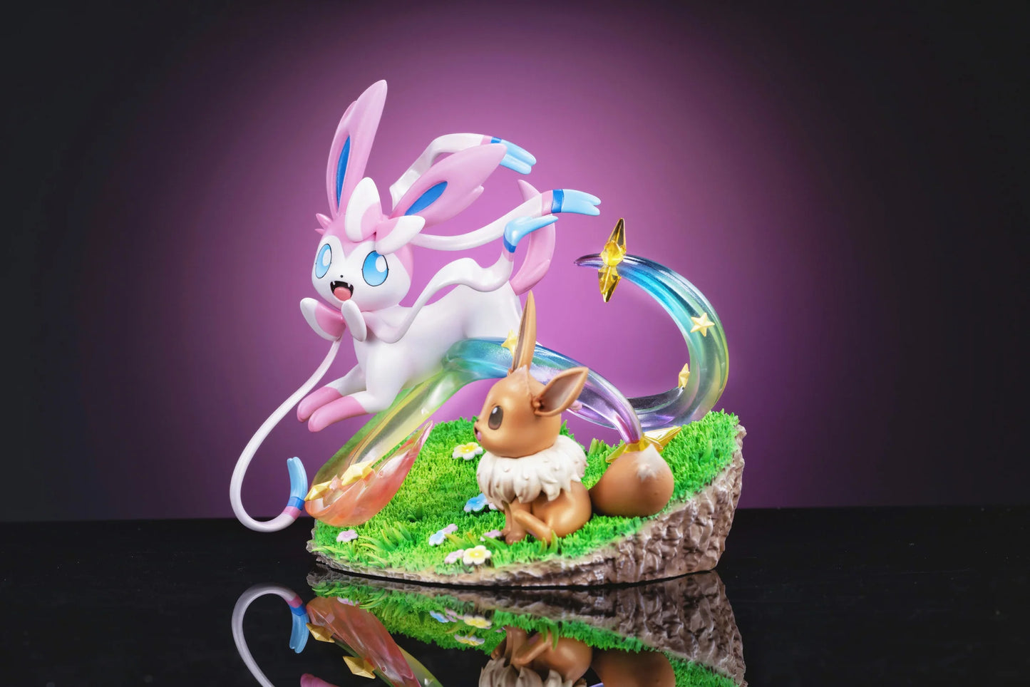 Digital Monster - Sylveon and Eevee